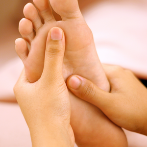 Person Receiving a Foot Massage